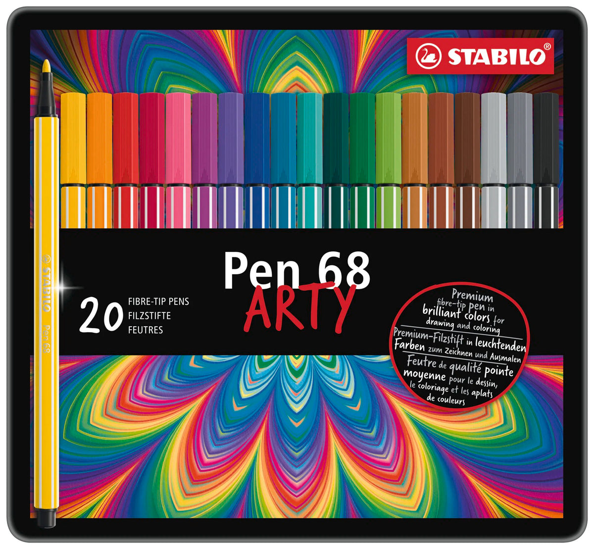 STABILO PEN 68 METAL WALLET ARTY