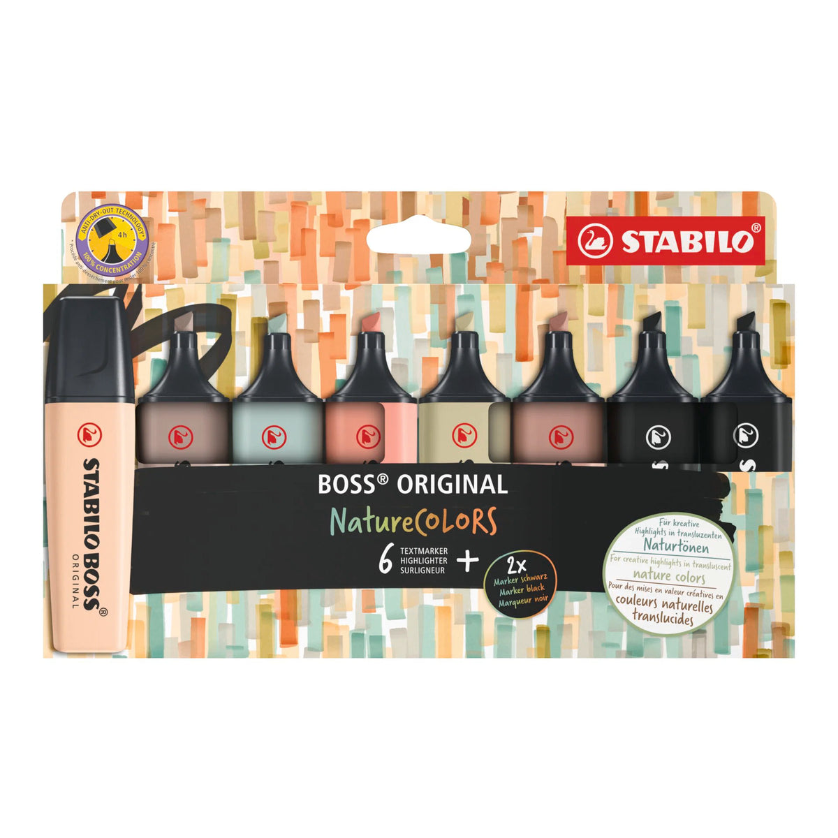 STABILO BOSS NATURECOLORS 8PCS. WALLET