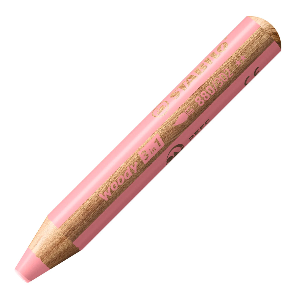 STABILO WOODY PASTEL PINK