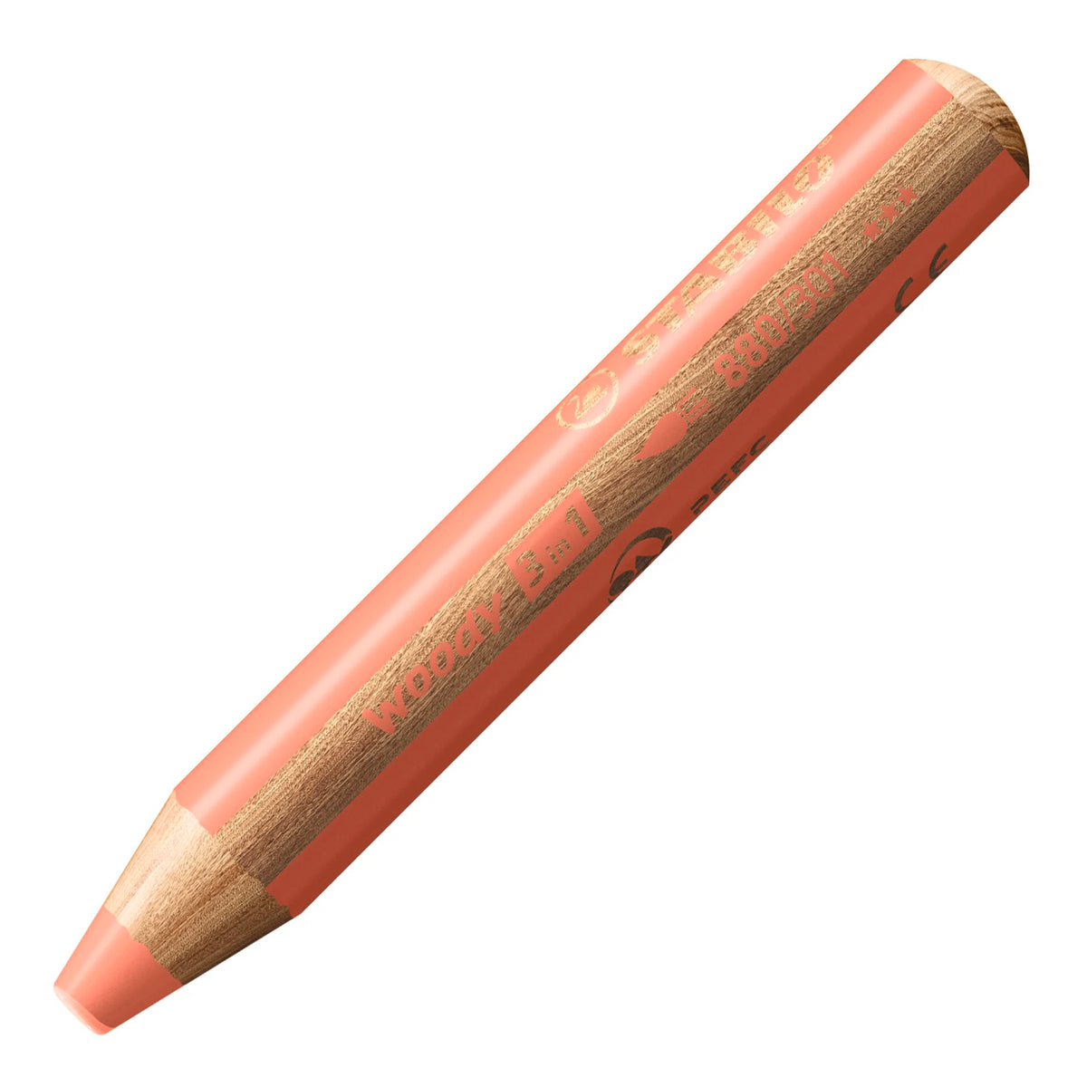 STABILO WOODY PASTEL RED