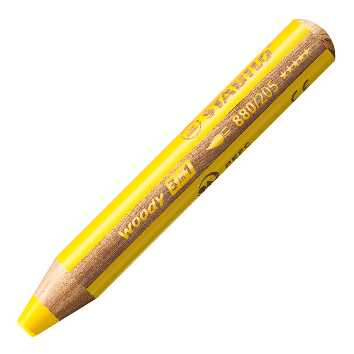 STABILO WOODY EXTRA-THICK YELLOW