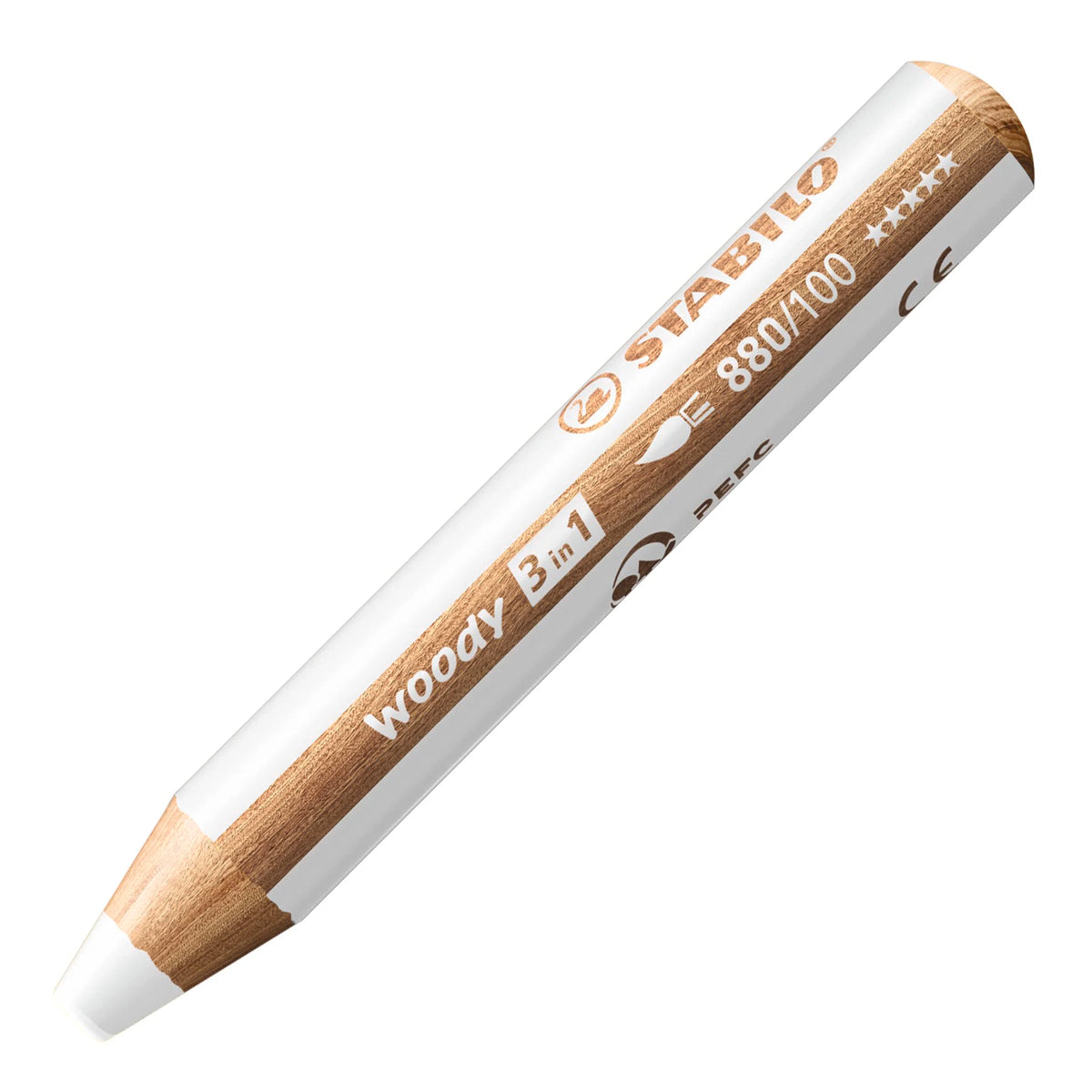 STABILO WOODY EXTRA-THICK WHITE
