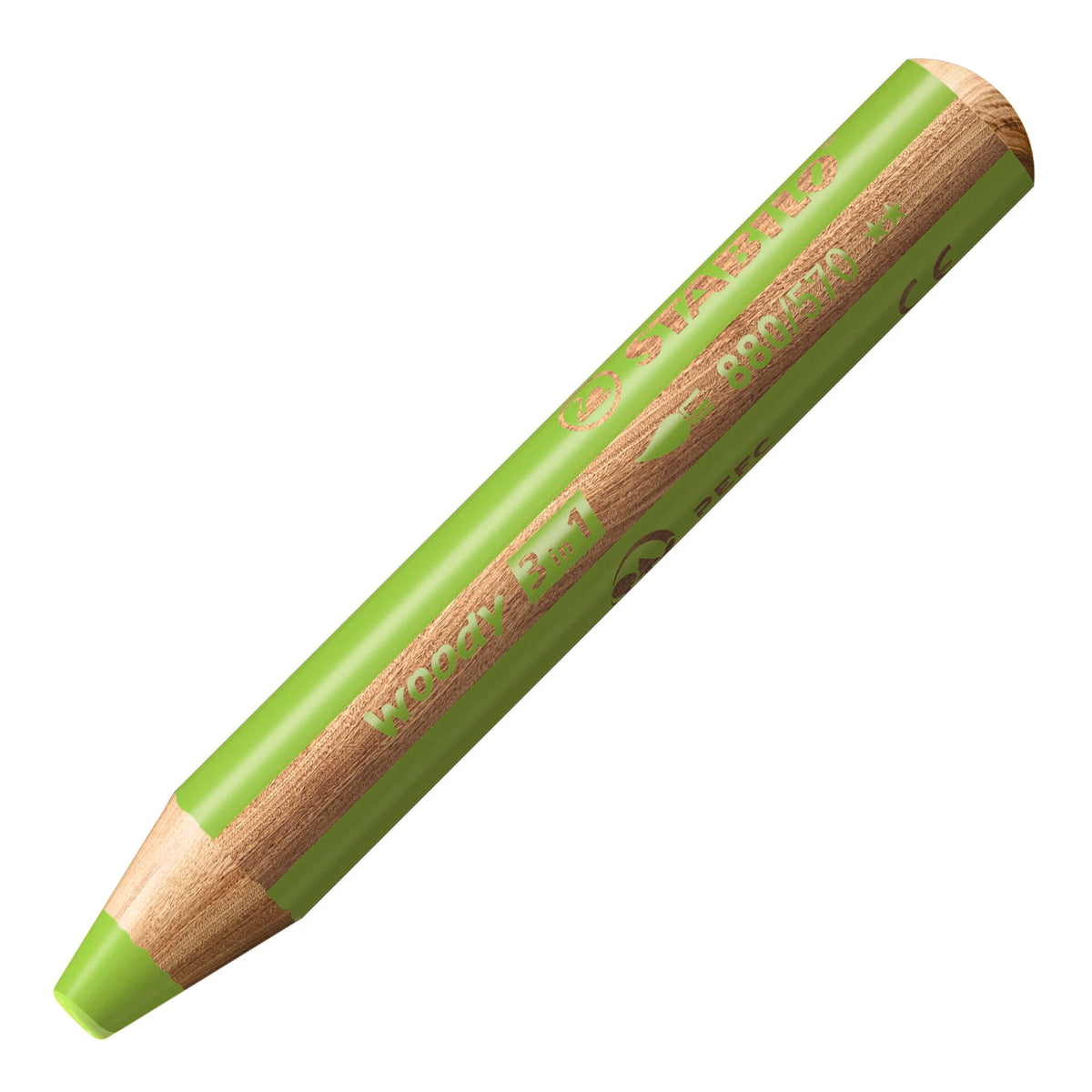 STABILO WOODY EX-THICK LIGHT GREEN