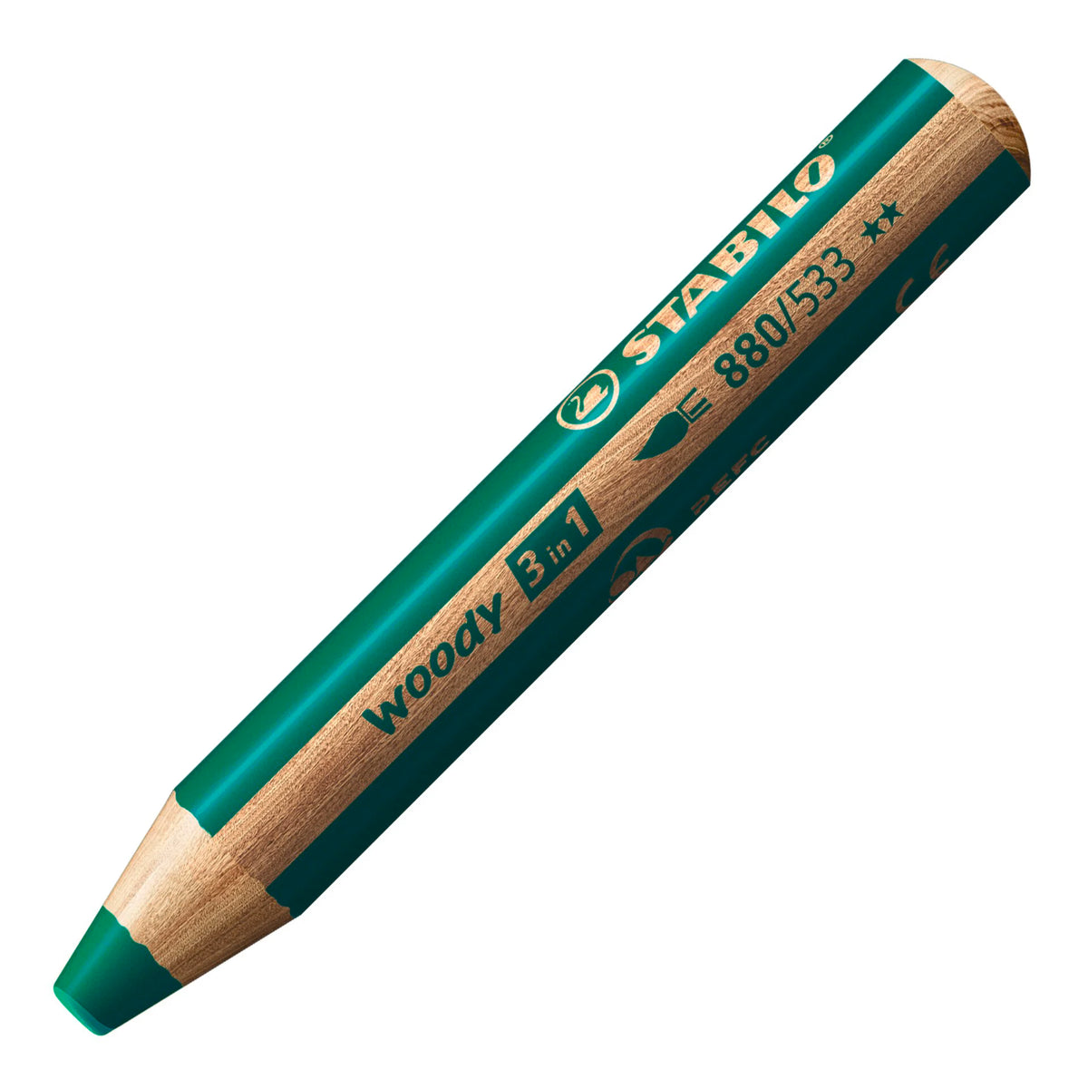 STABILO WOODY EXTRA-THICK DARK GREEN
