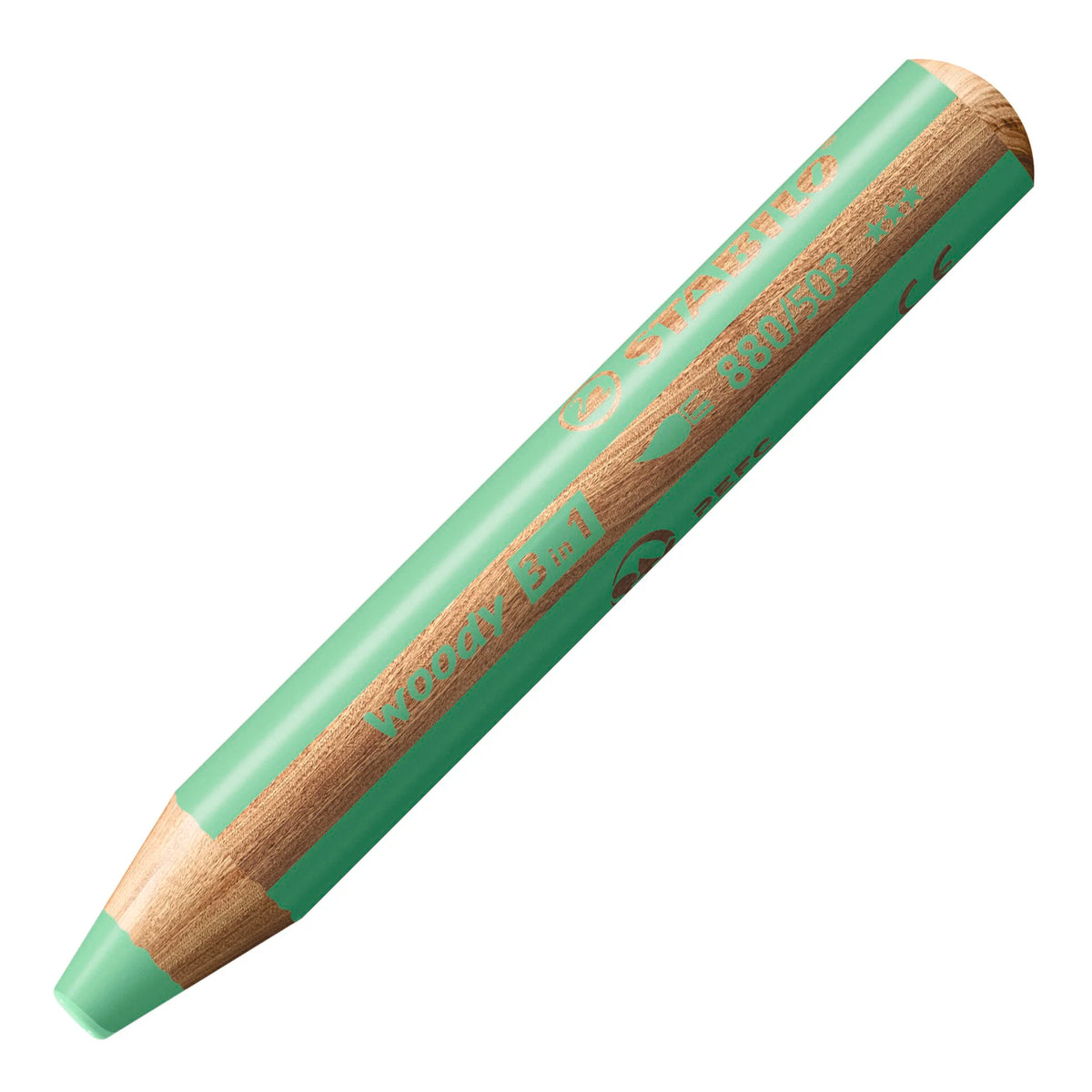 STABILO WOODY PASTEL GREEN
