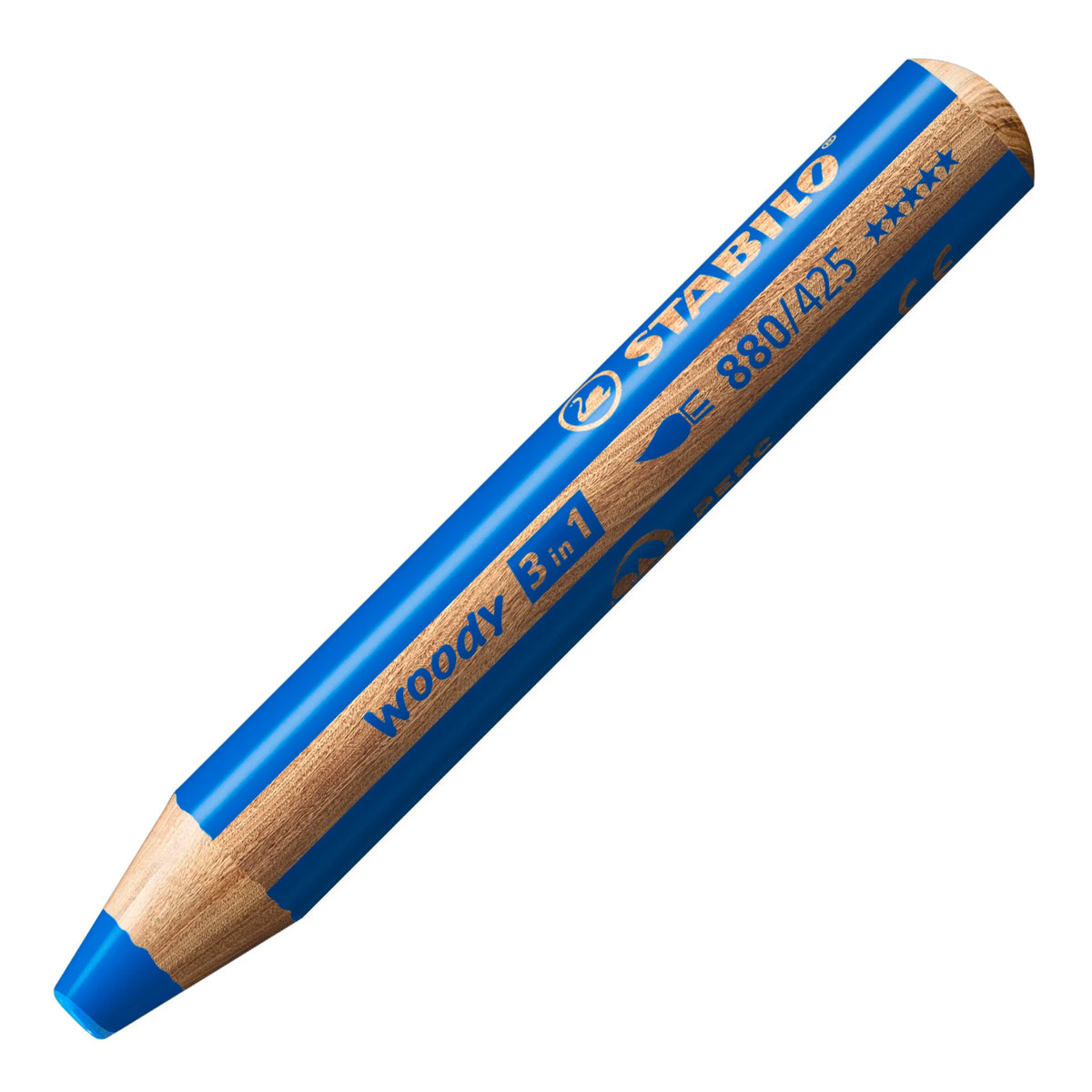 STABILO WOODY COLOR PENCIL BLUE