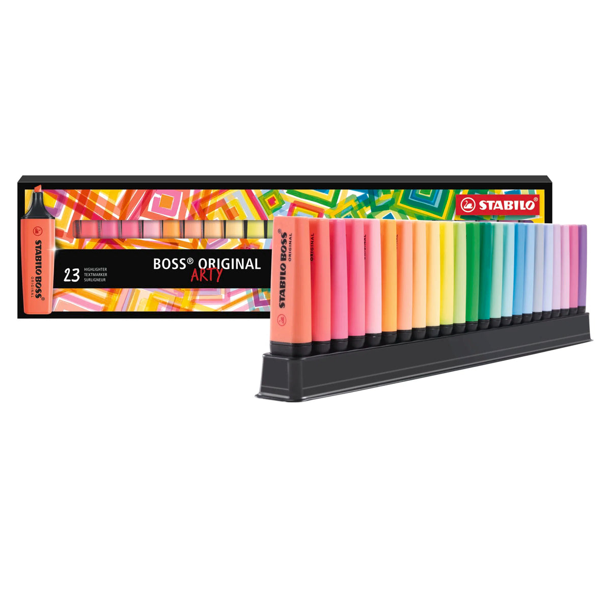 STABILO BOSS ORIGINAL 23PC DESKSET ARTY