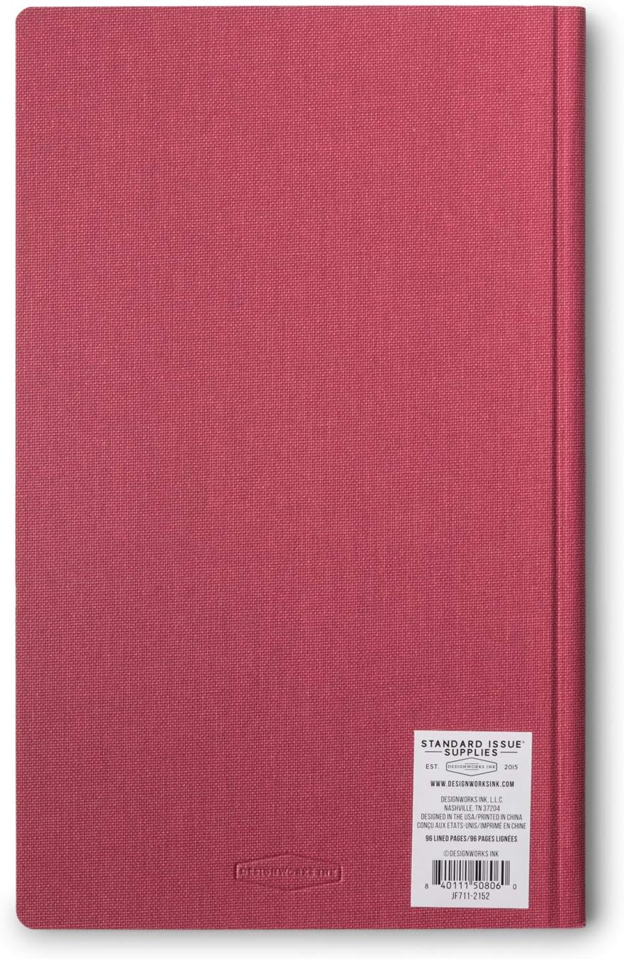 STANDARD ISSUE TALL NOTEBOOK NO. 17 BURGUNDY