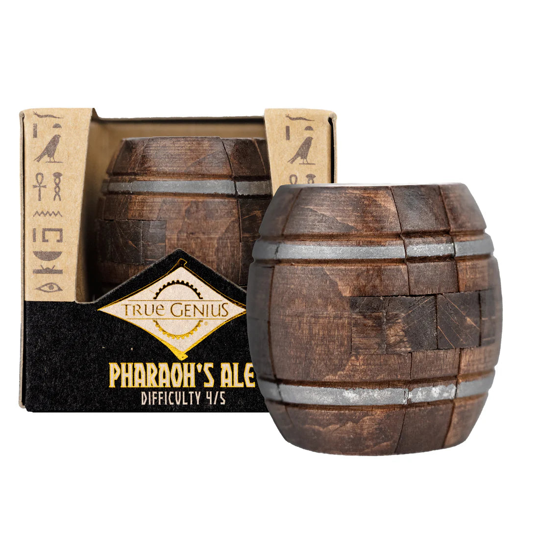 TRUE GENIUS - PHARAOH&#39;S ALE INTERLOCKING BARREL BRAINTEASER