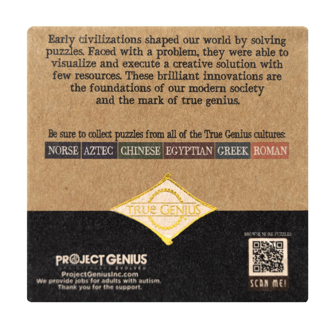 TRUE GENIUS - LIGHTHOUSE FLAME - DEXTERITY LOGIC PUZZLE