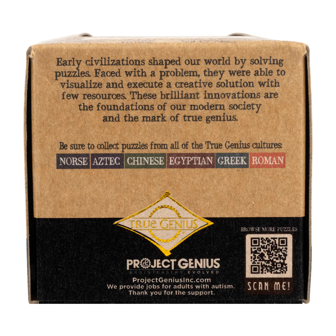 TRUE GENIUS - APPIAN WAY ROMAN CUBE PUZZLE