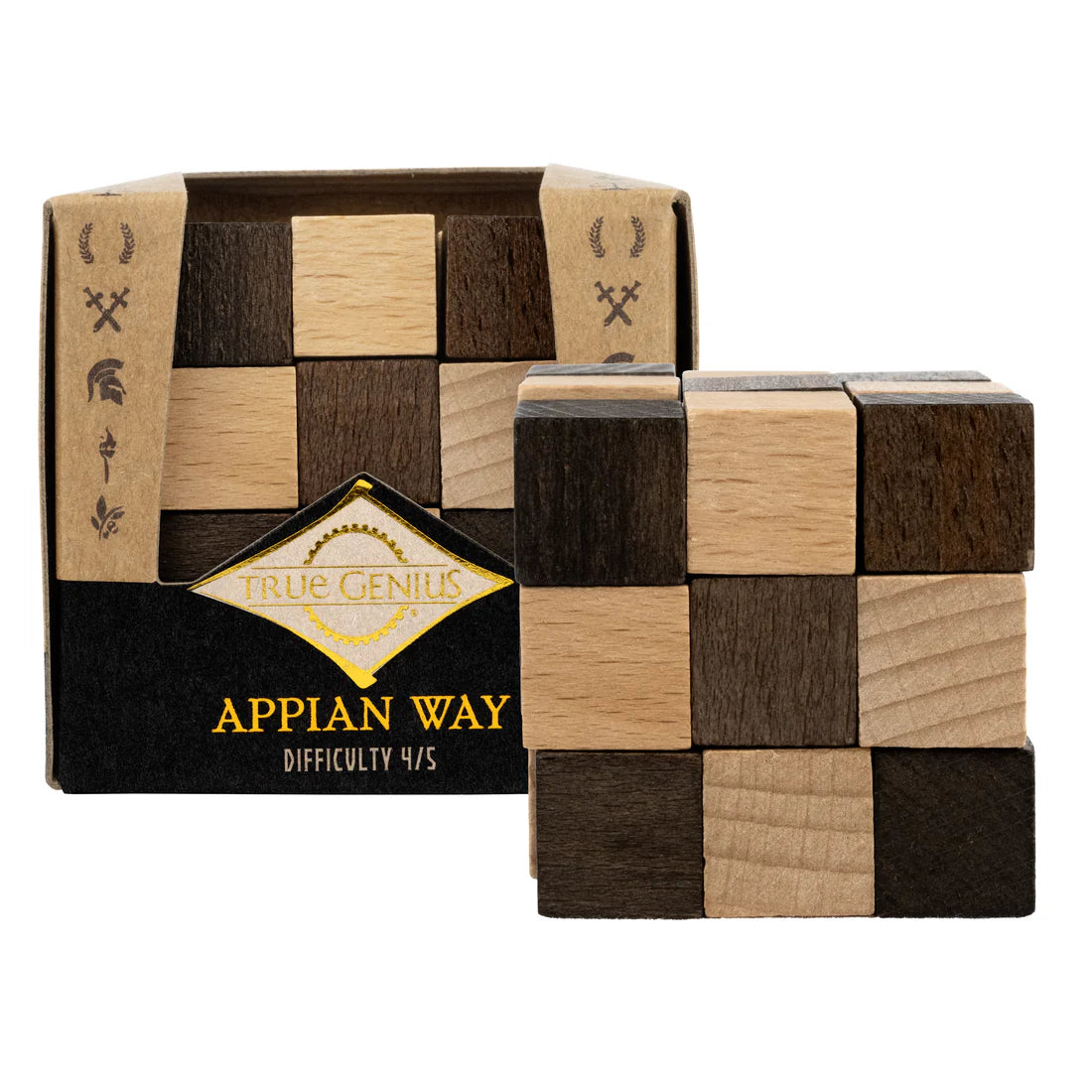 TRUE GENIUS - APPIAN WAY ROMAN CUBE PUZZLE