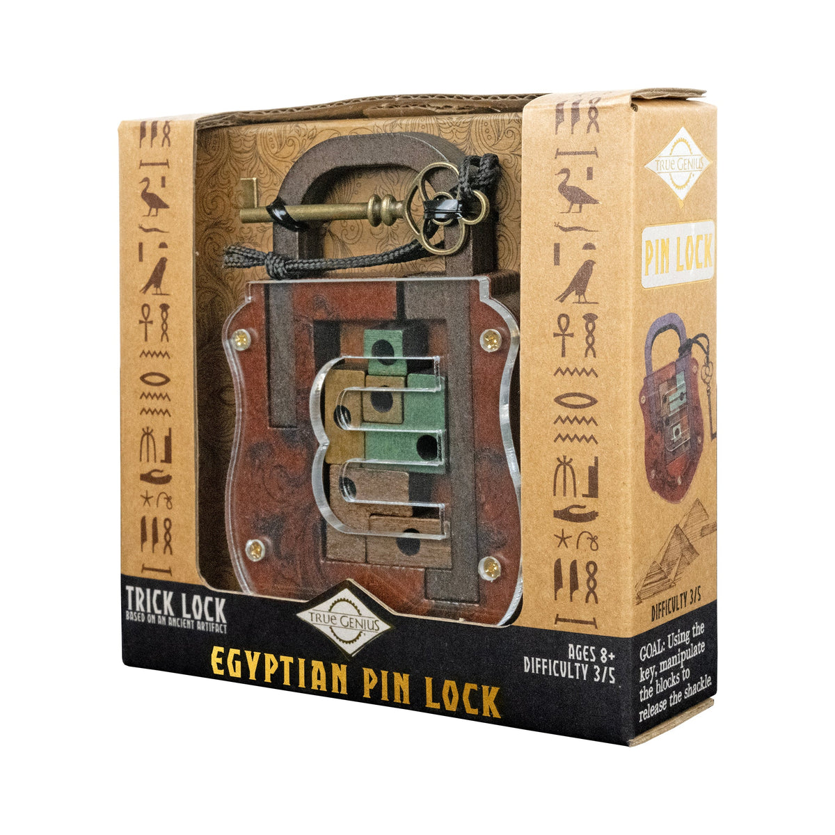 TRUE GENIUS - EGYPTIAN PIN LOCK