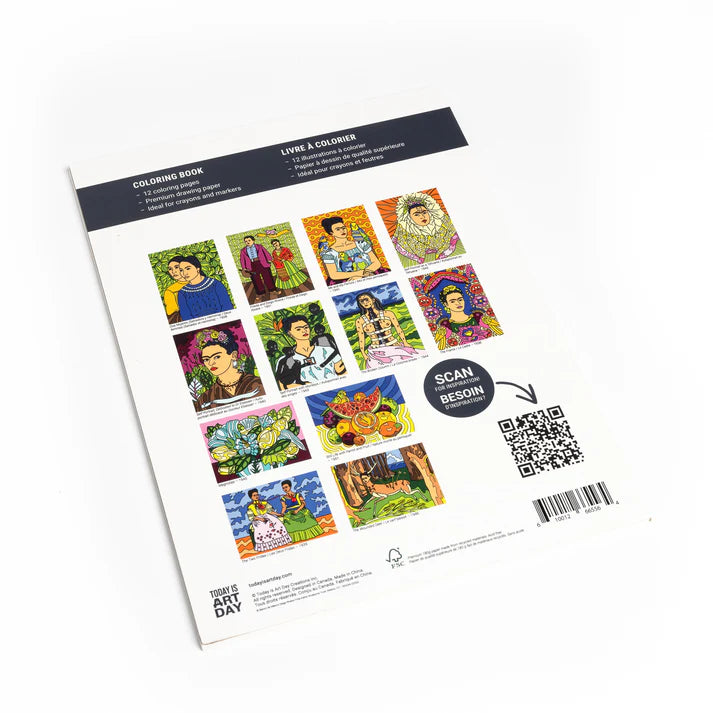 COLORING BOOK - FRIDA KAHLO