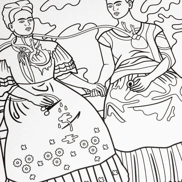 COLORING BOOK - FRIDA KAHLO