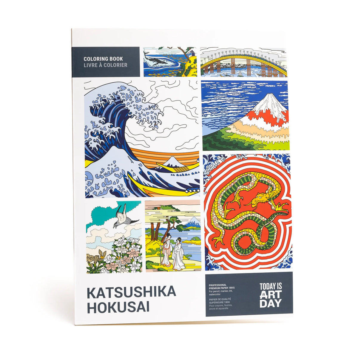 COLORING BOOK - HOKUSAI