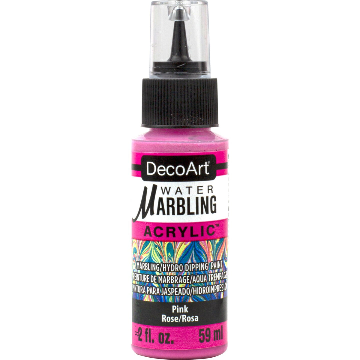 WATER MARBLING PAINT 2oz PINK