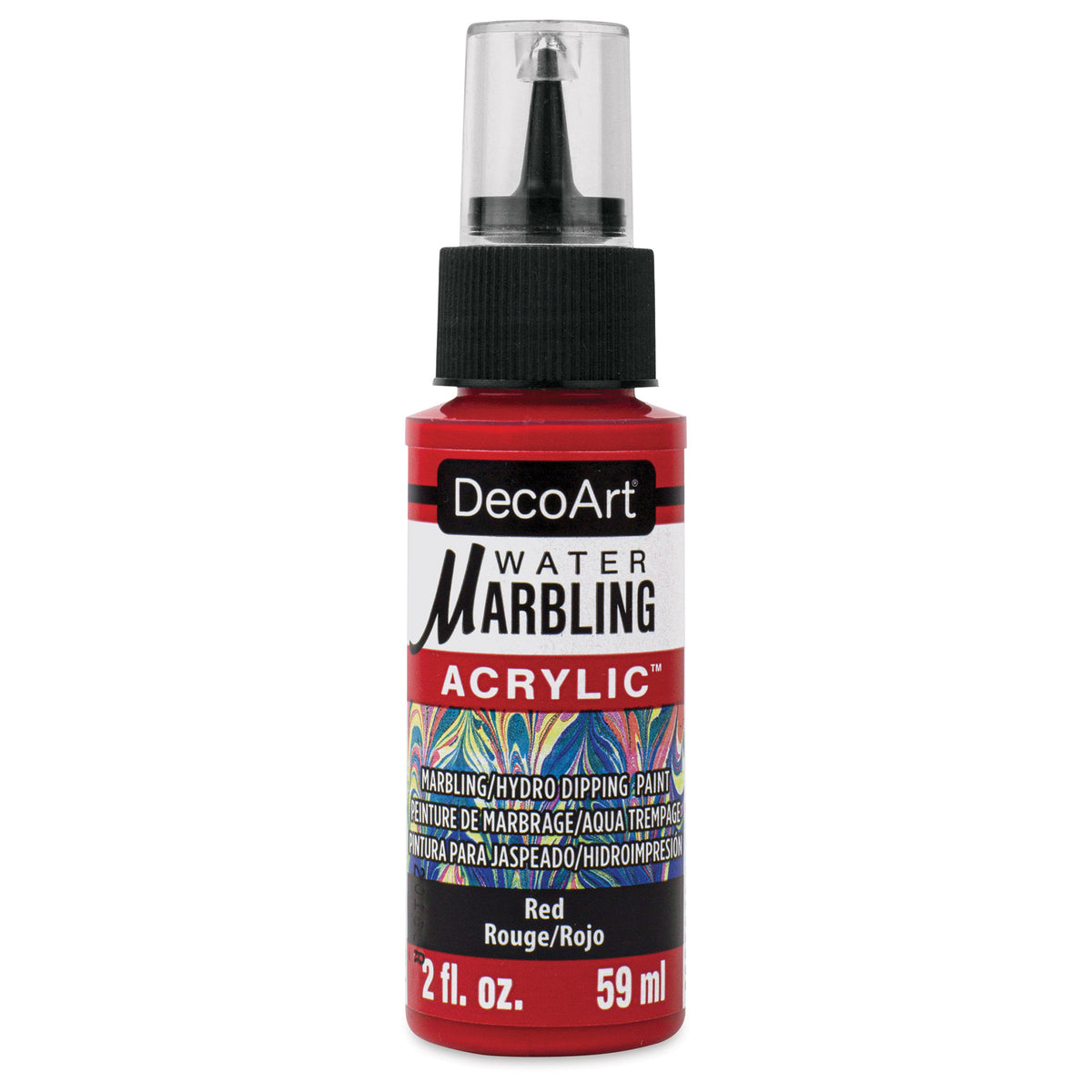WATER MARBLING PAINT 2oz RED