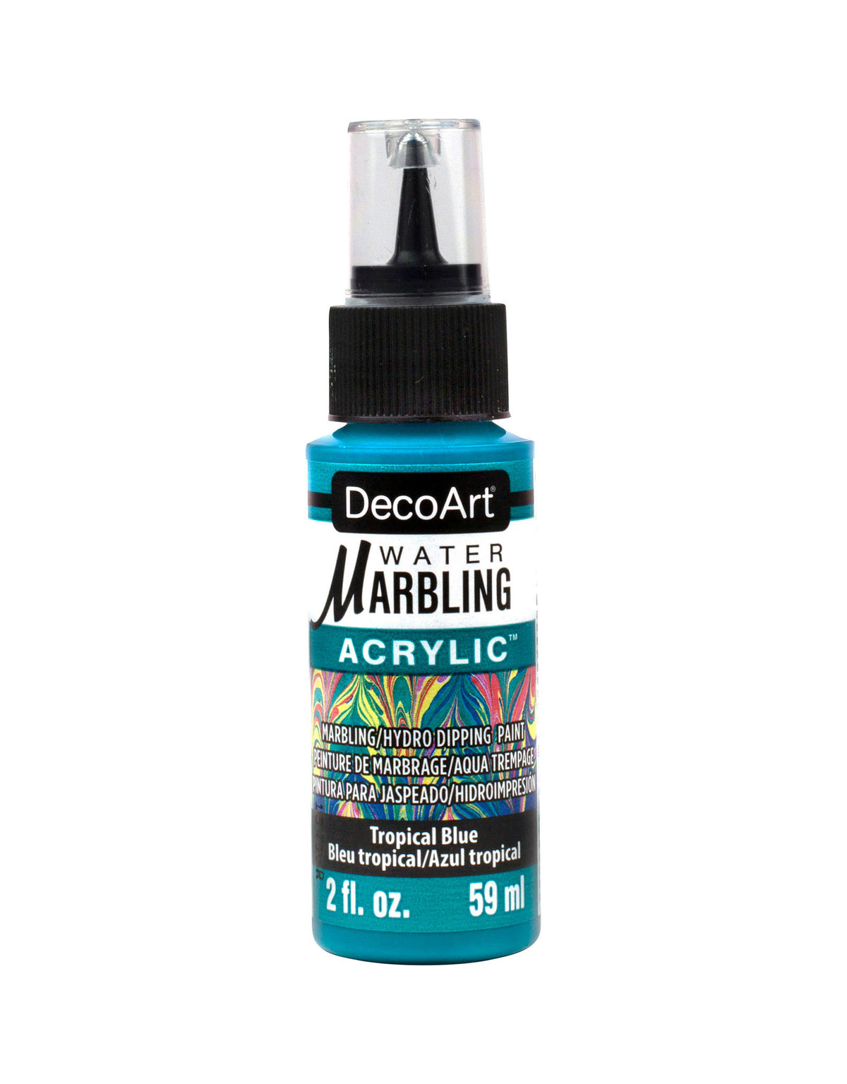 WATER MARBLING PAINT 2oz TROPICAL BLUE