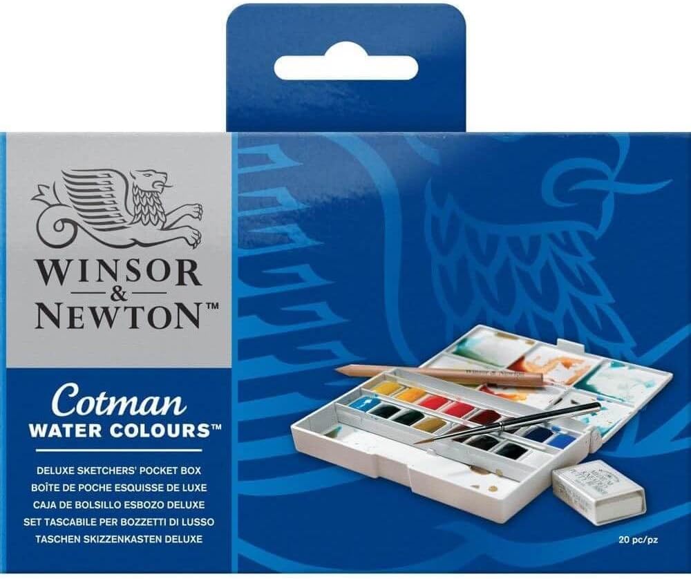 COTMAN WATERCOLORS COMPLETE POCKET SET