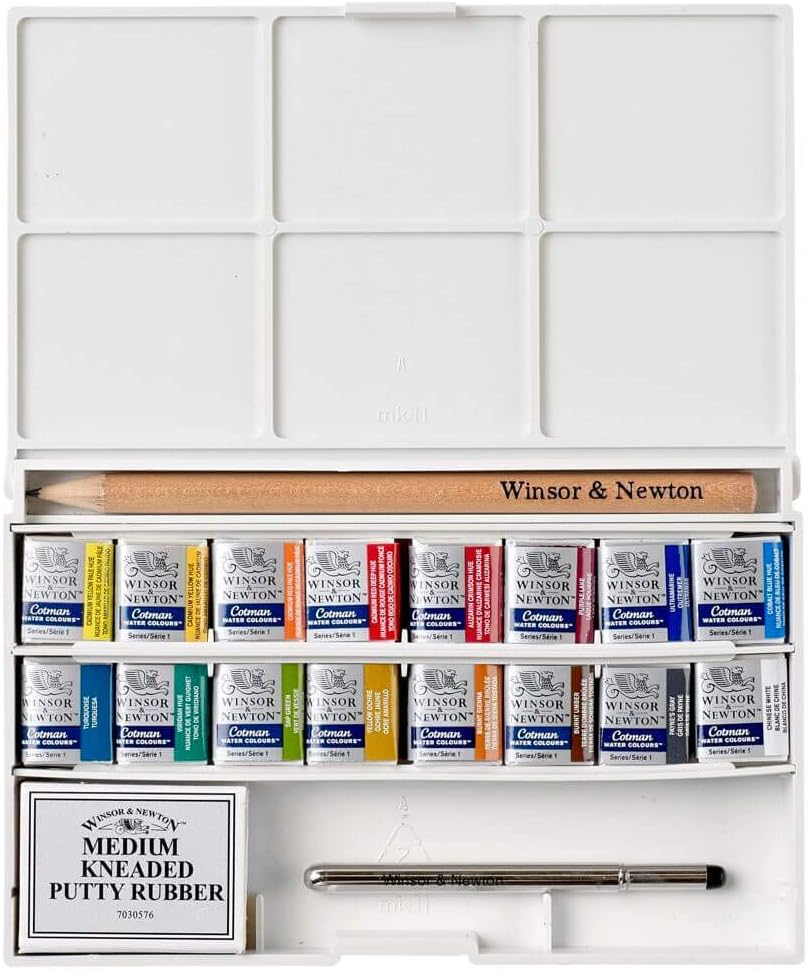 COTMAN WATERCOLORS COMPLETE POCKET SET