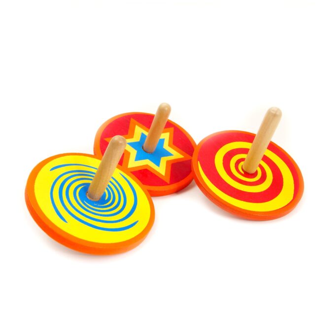 WOODEN SPINNING TOP