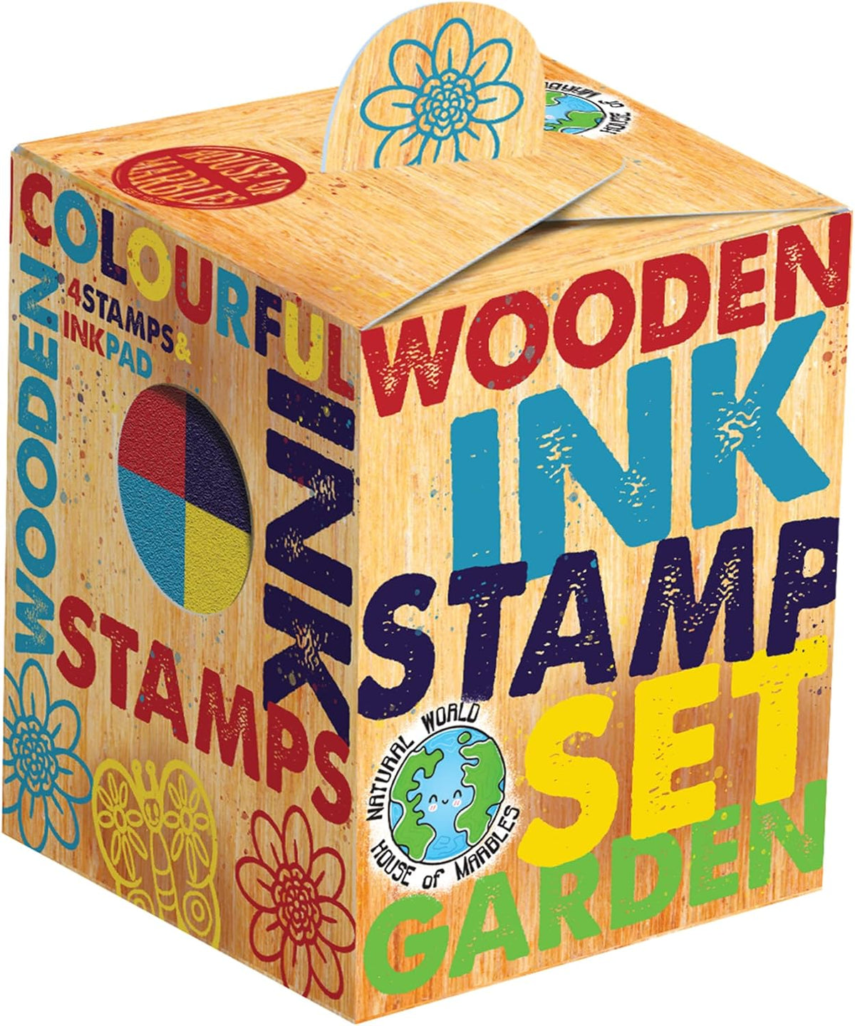 WOODEN STAMP KIT GARDEN