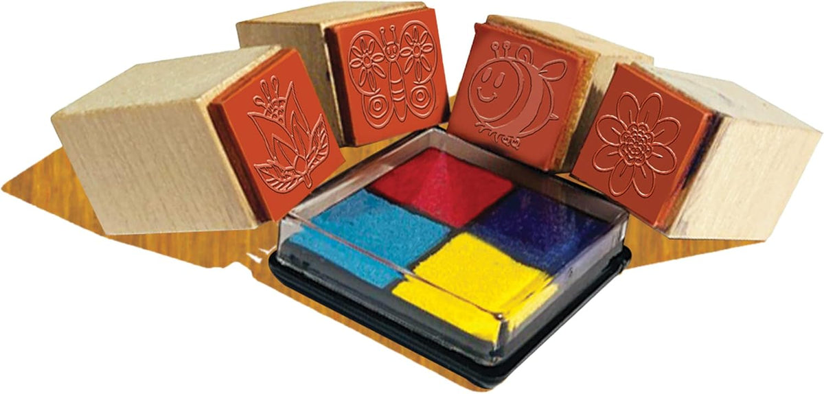 WOODEN STAMP KIT GARDEN