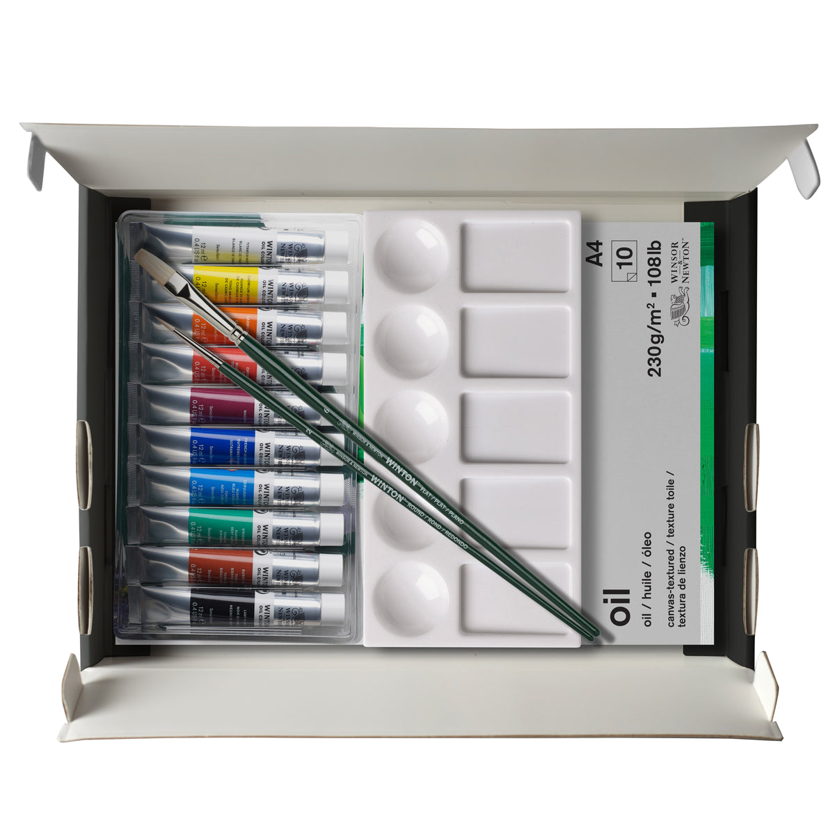 W&amp;N WINTON 10 X 12 ML OIL COLOR SET (14 PC KIT)