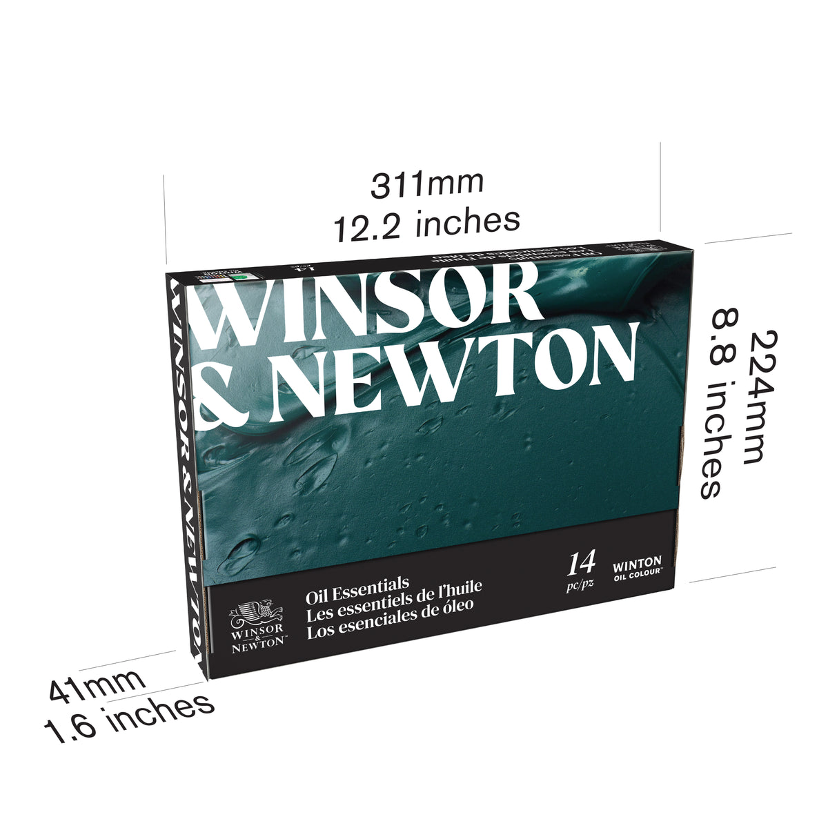 W&amp;N WINTON 10 X 12 ML OIL COLOR SET (14 PC KIT)