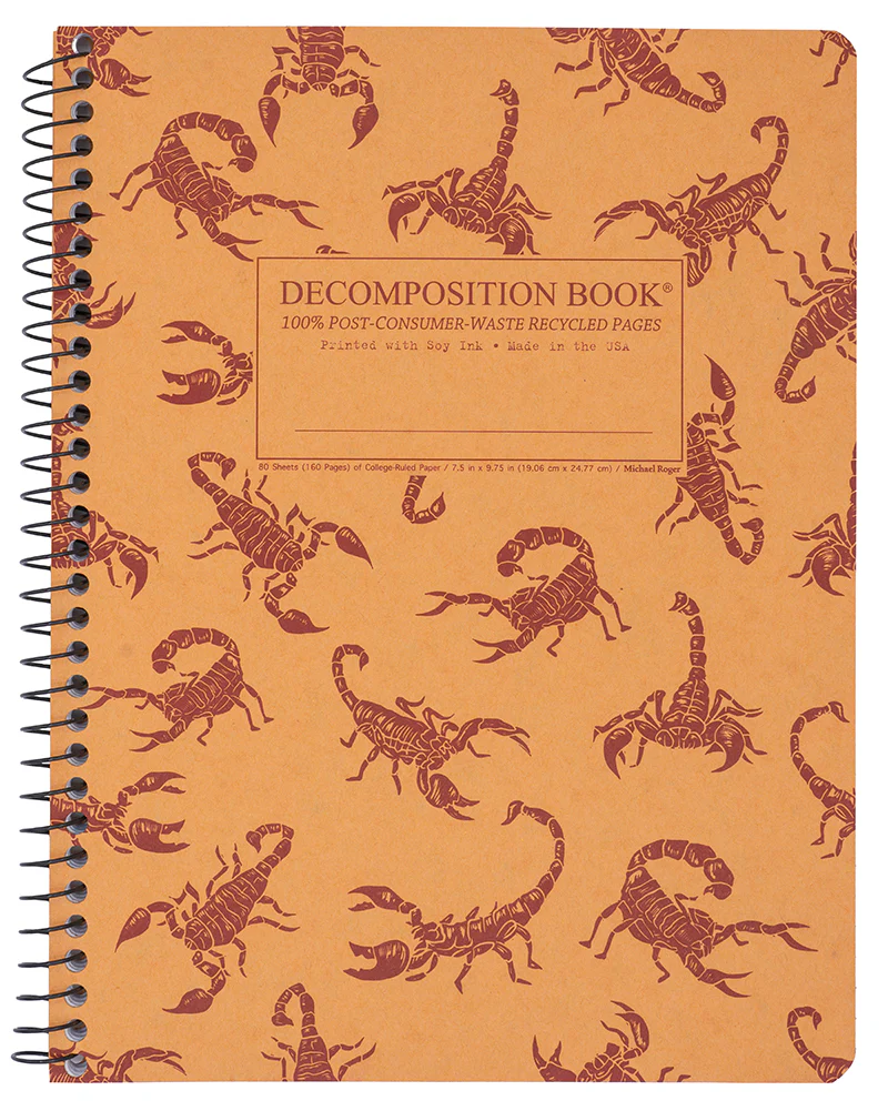 DECOMPOSITION BOOK SPIRAL SCORPIONS