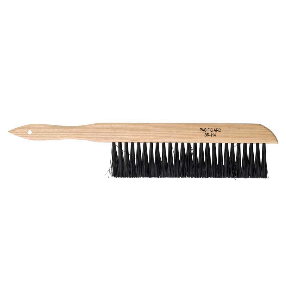 14&quot; COLLEGIATE DUST BRUSH WITH PVC BRISTLES