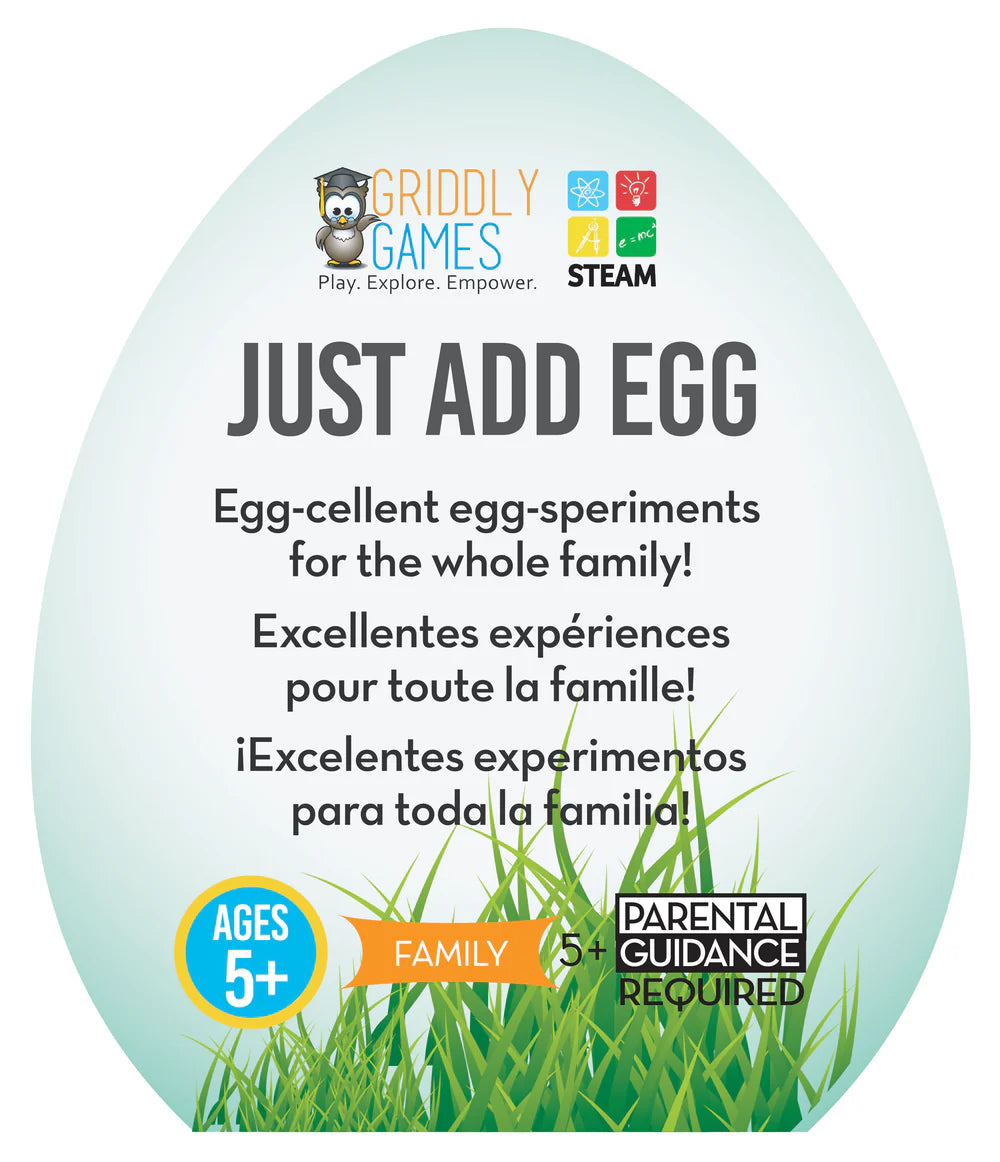 JUST ADD EGG STEAM SCIENCE AND ART KIT