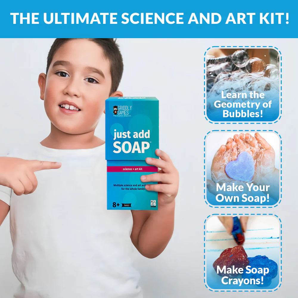 JUST ADD SOAP STEAM SCIENCE AND ART KIT