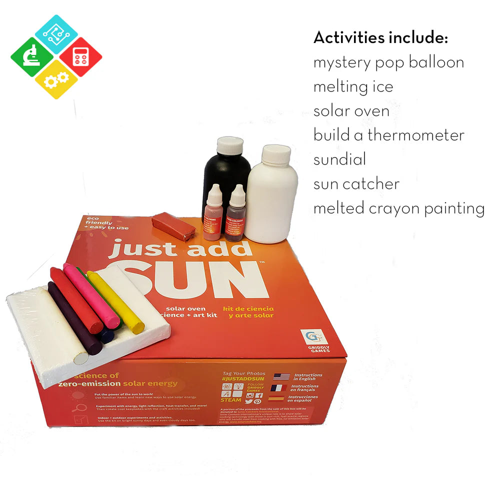 JUST ADD SUN STEAM SCIENCE AND ART KIT