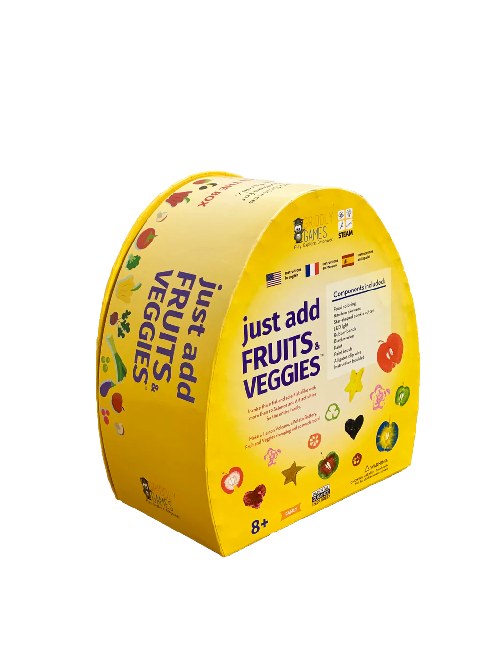 JUST ADD FRUITS AND VEGGIES STEAM SCIENCE AND ART KIT