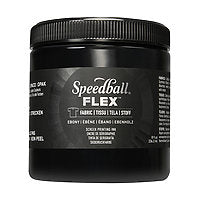 FLEX SCREEN PRINTING FABRIC INK 8oz EBONY