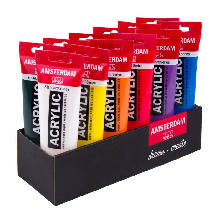 AMSTERDAM ACRYLIC VALUEPACK 12 X 120ML