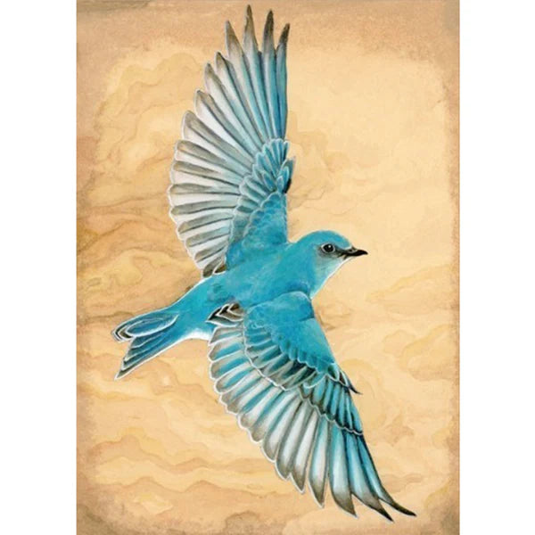 VINYL STICKER- WESTERN BLUEBIRD