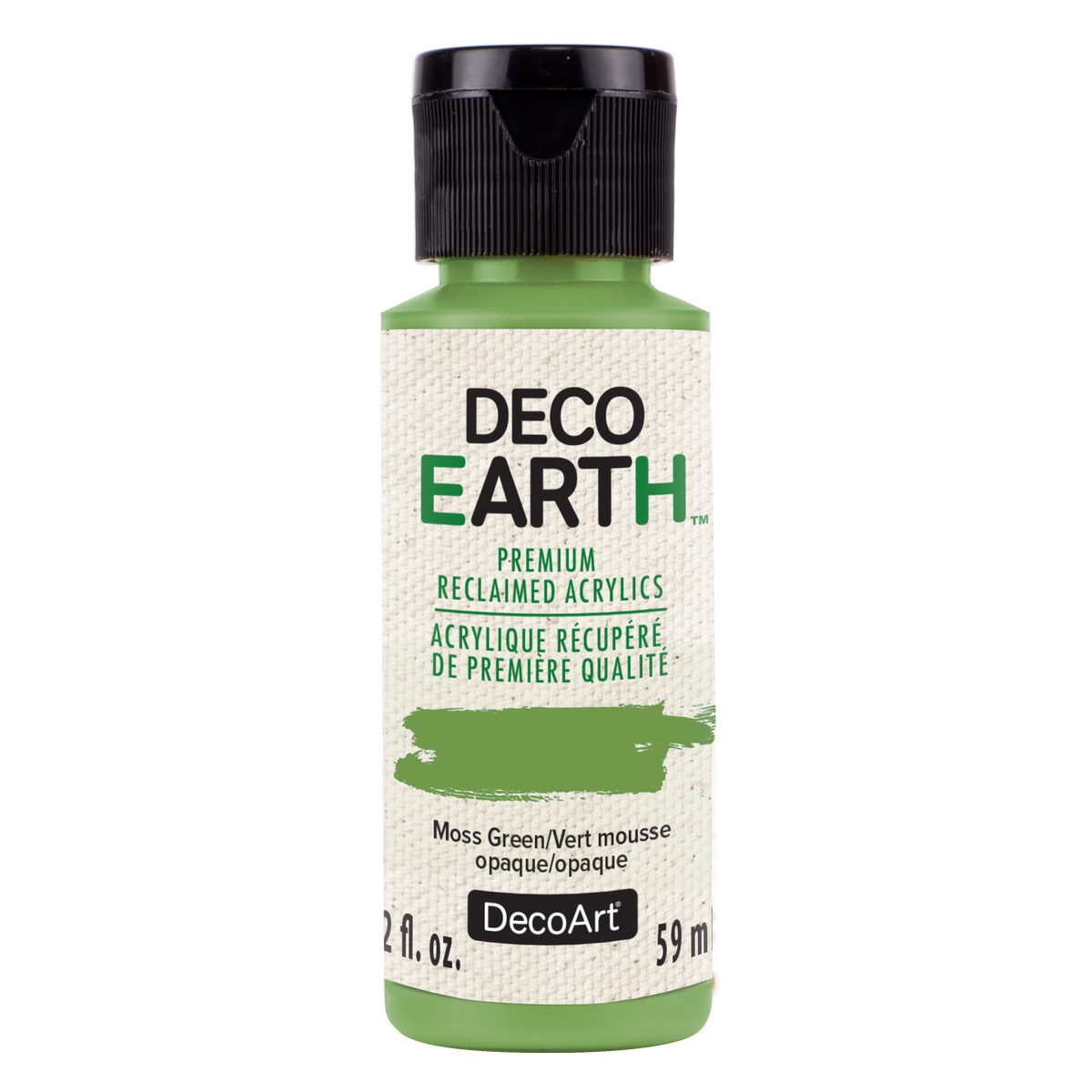 DECOEARTH RECLAIMED ACRYLIC  2OZ MOSS GREEN