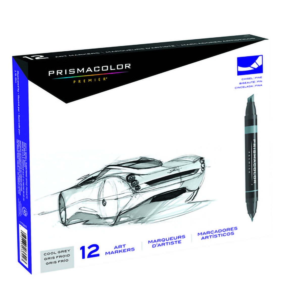 PRISMACOLOR MARKER COOL GREY SET/12