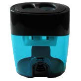 OVAL DOUBLE HOLE PLASTIC PENCIL SHARPENER