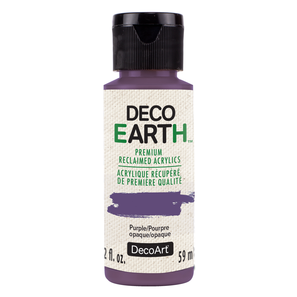 DECOEARTH RECLAIMED ACRYLIC  2OZ  PURPLE