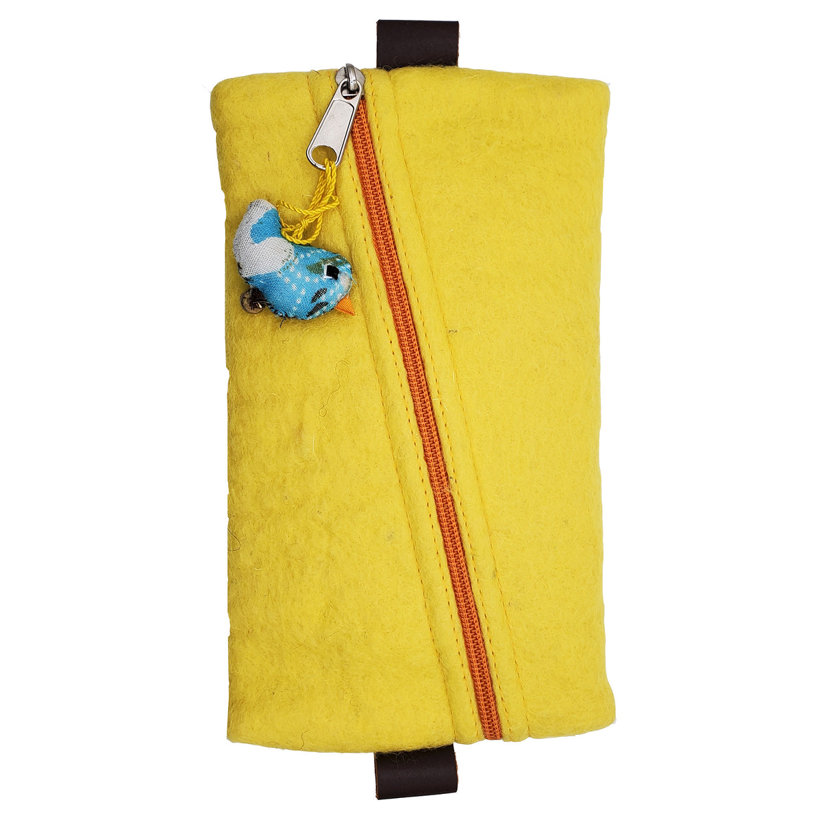 NAPALI FELTED DIAGONAL ZIPPER POUCH 4.5&quot;x8.5&quot;