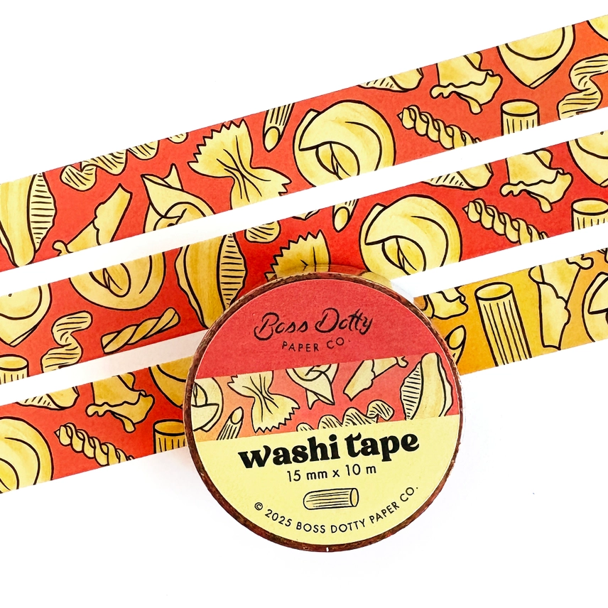 WASHI TAPE - PASTA PATTERN