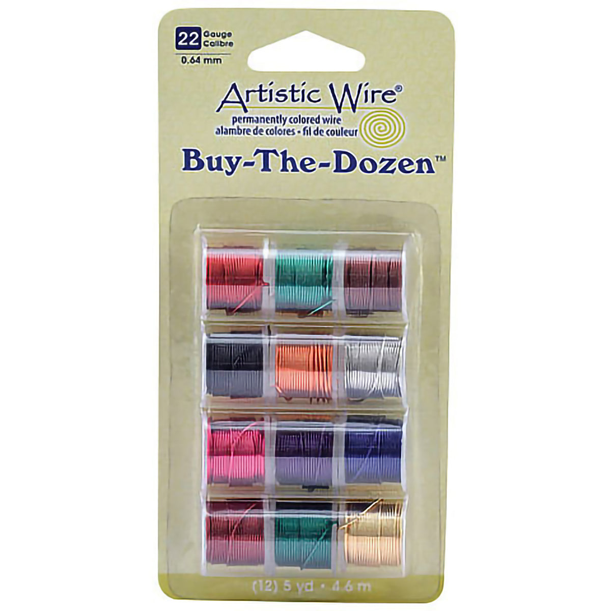 ARTISTIC COLOR WIRE 22-GUAGE SET/12