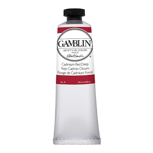 GAMBLIN ARTIST'S OIL COLOR CADMIUM RED DEEP 37ml
