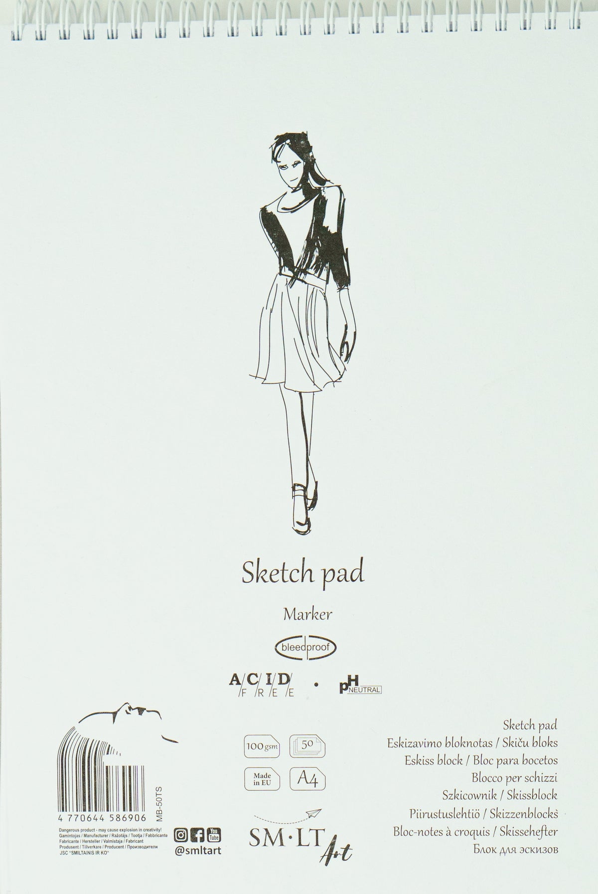 AUTHENTIC,  MARKER SKETCH PAD - A4