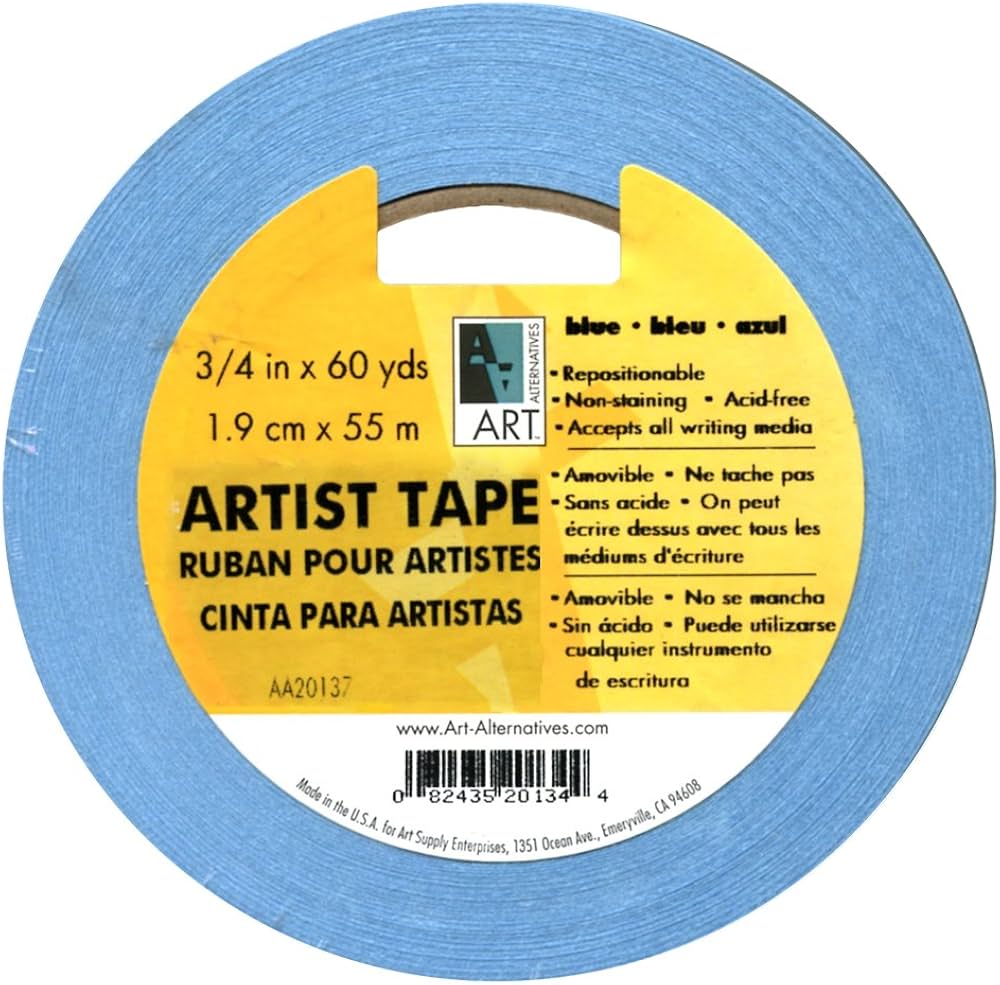 ARTIST TAPE BLUE - 3/4- 60YDS