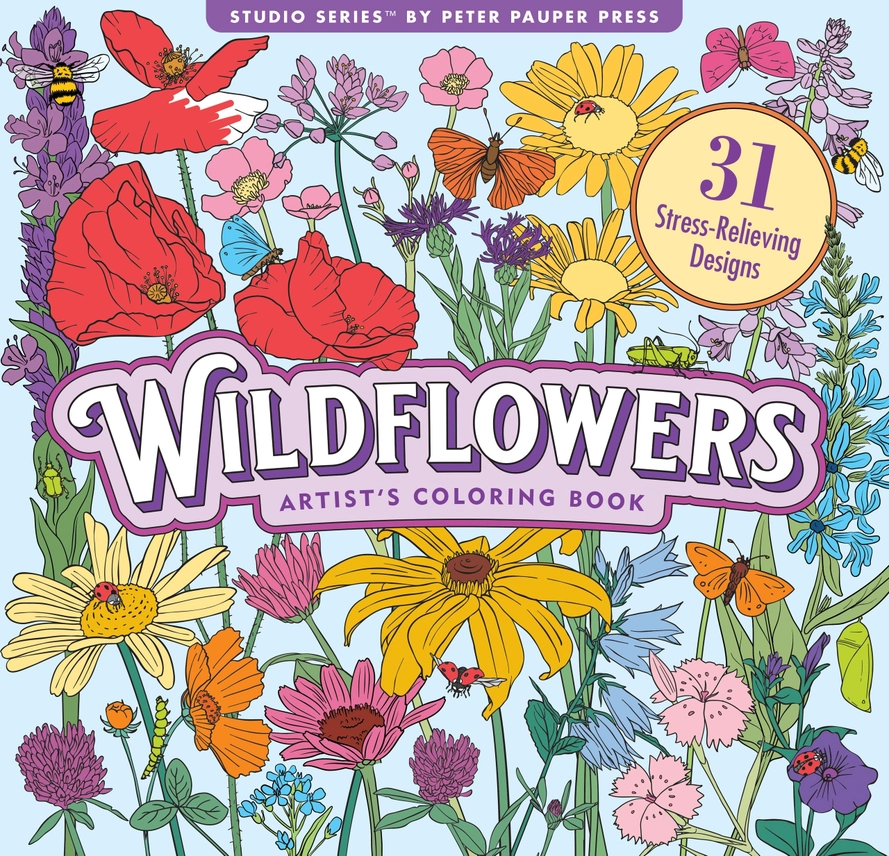 COLORING BOOK - WILDFLOWERS